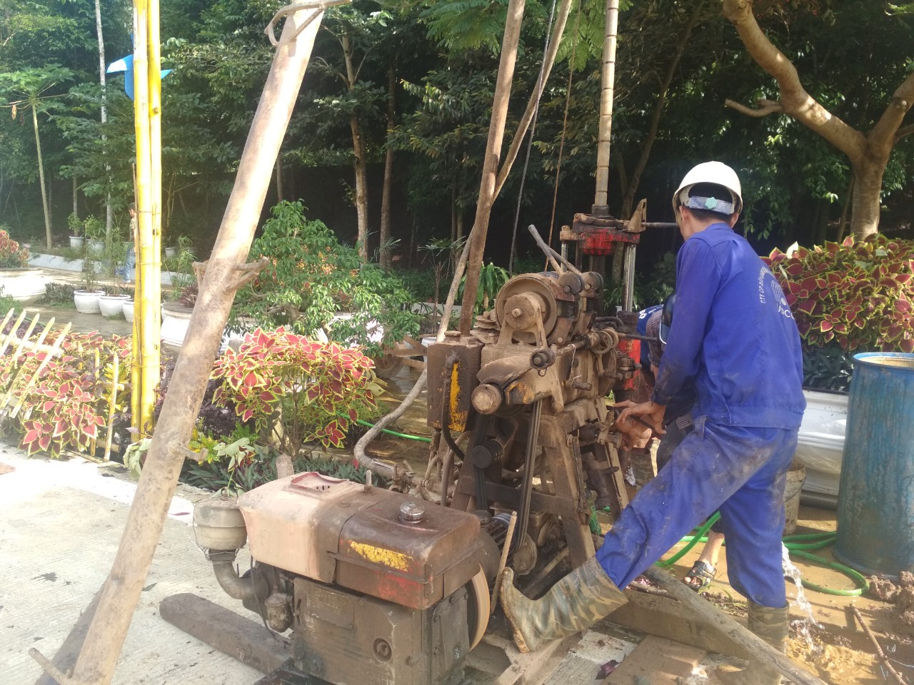 Khoan địa chất khu du lịch 